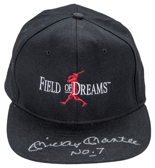 Mickey Mantle Autographed Field of Dreams Hat (PSA/DNA)